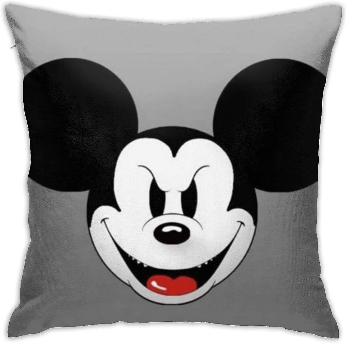 Throw Pillow Covers Mickey Mouse Pillowcase Cushion Case for Sofa Bed Chair Home Decor. -pl755