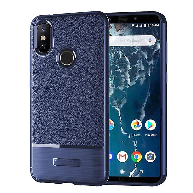 Xiaomi Mi A2 Soft Shockproof Protective Cover Case - Blue