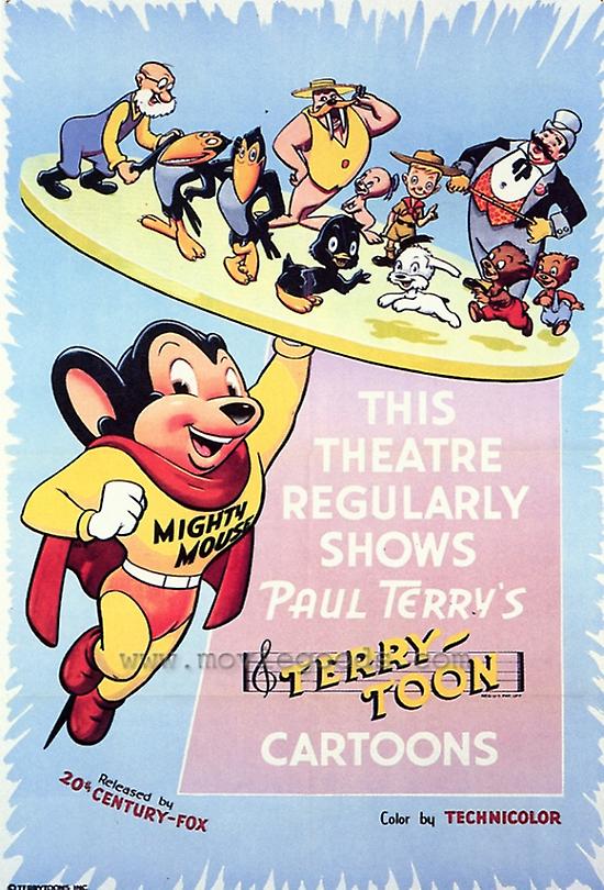 This Theater Regularly Shows Paul Terry's Terrytoon Cartoons Movie