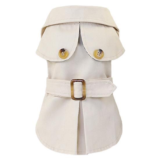 Chic Dog Jacket Button Closure Windproof Soft Small Dogs Thicken Coat