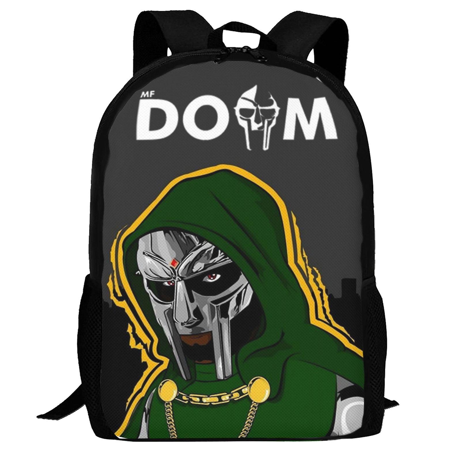 Mf Doom Backpack,3d Print Laptop Backpack Lightweight Casual Daypack Bookbag Multi-Function Travel Backpack