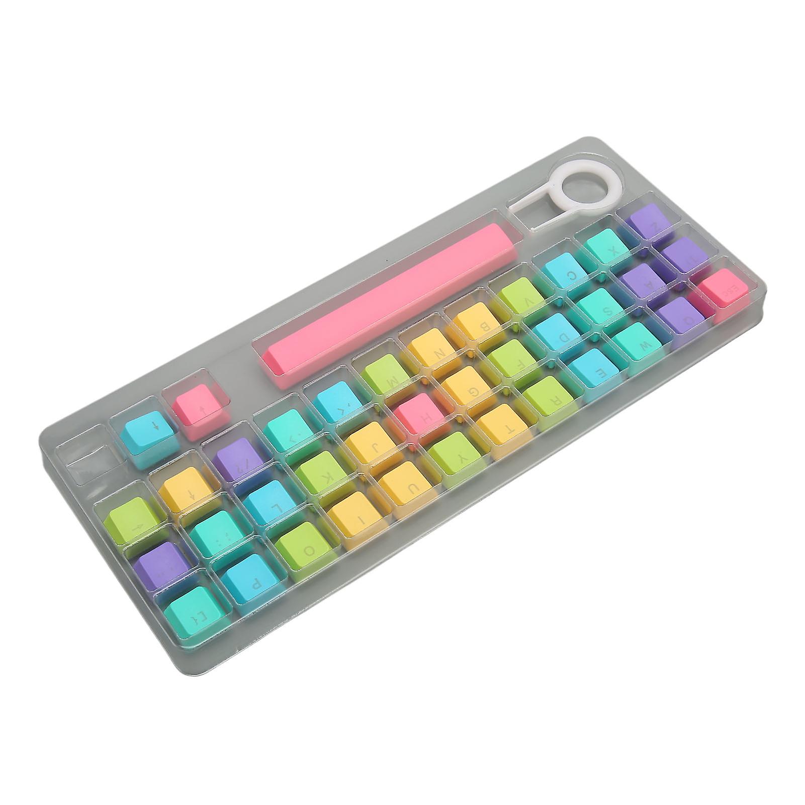 39 Keys Mechanical Keycap DIY Colorful Backlight Exquisite Mechanical Keyboard Keycaps with Keycap Puller 