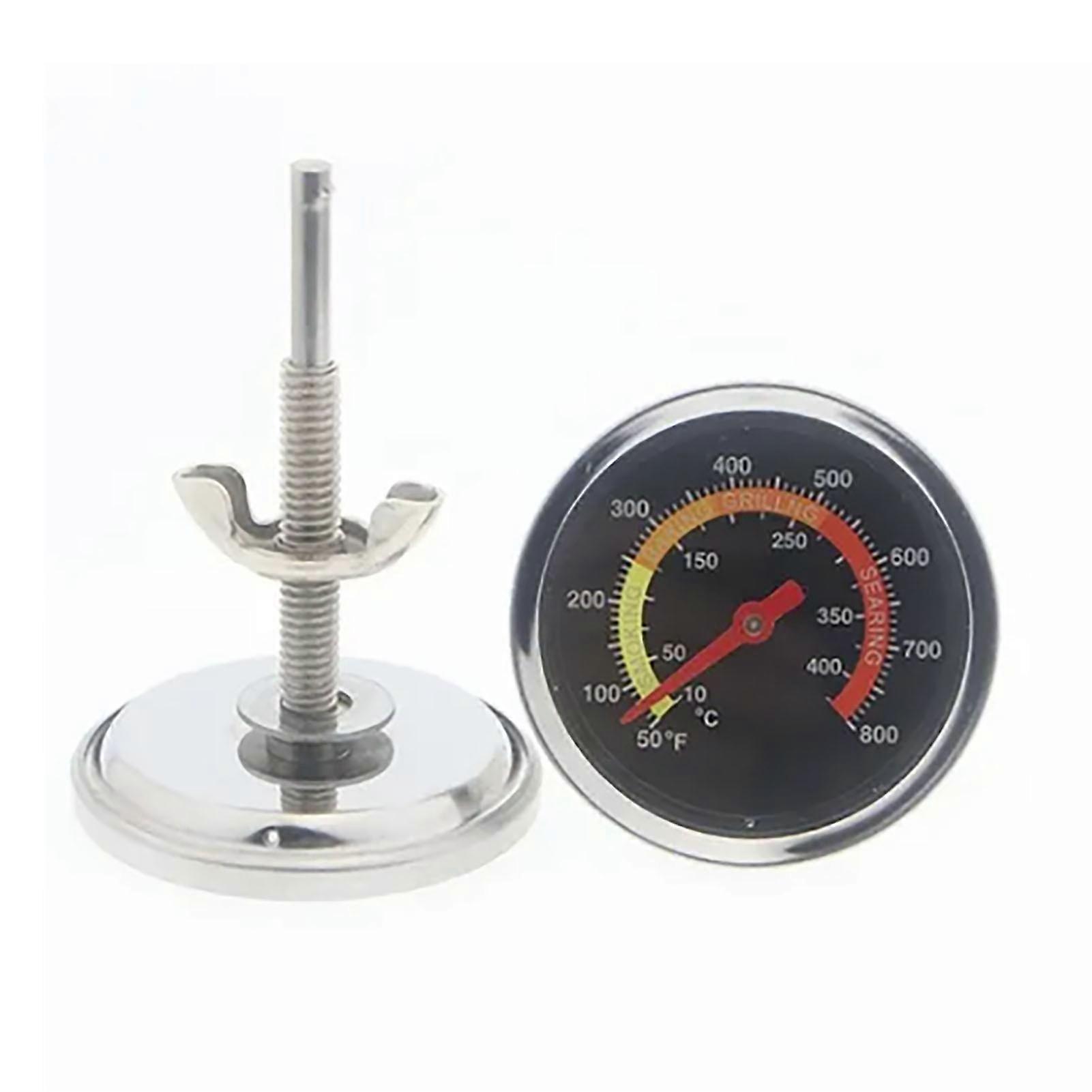 Bimetal Oven Thermometer with Bracket Base Dial Display Temperature Meter for Barbecue Grill