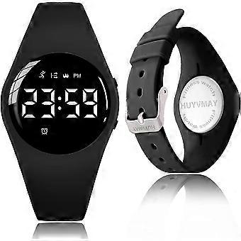 Fitness Tracker Watch, bez aplikacji bez Bluetooth, 1 godzina ładowania przez 20 dni użytkowania, wodoodporny zegarek fitness Ip68 dla studentów Dzieci kobiet, zegarek na rękę z Ala