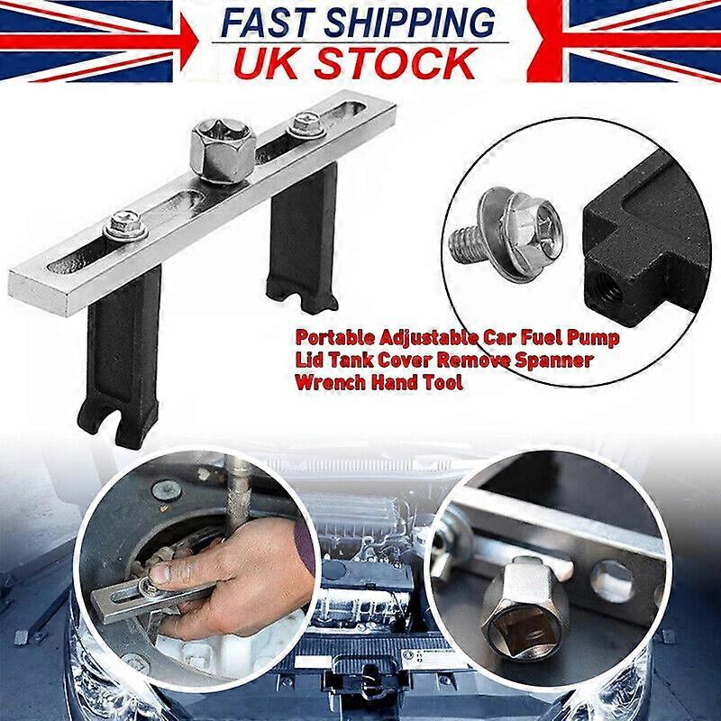 Adjustable Car Vehicle Spanner Wrench Fuel Pump Lid Tank Cover Remover Auto Tool