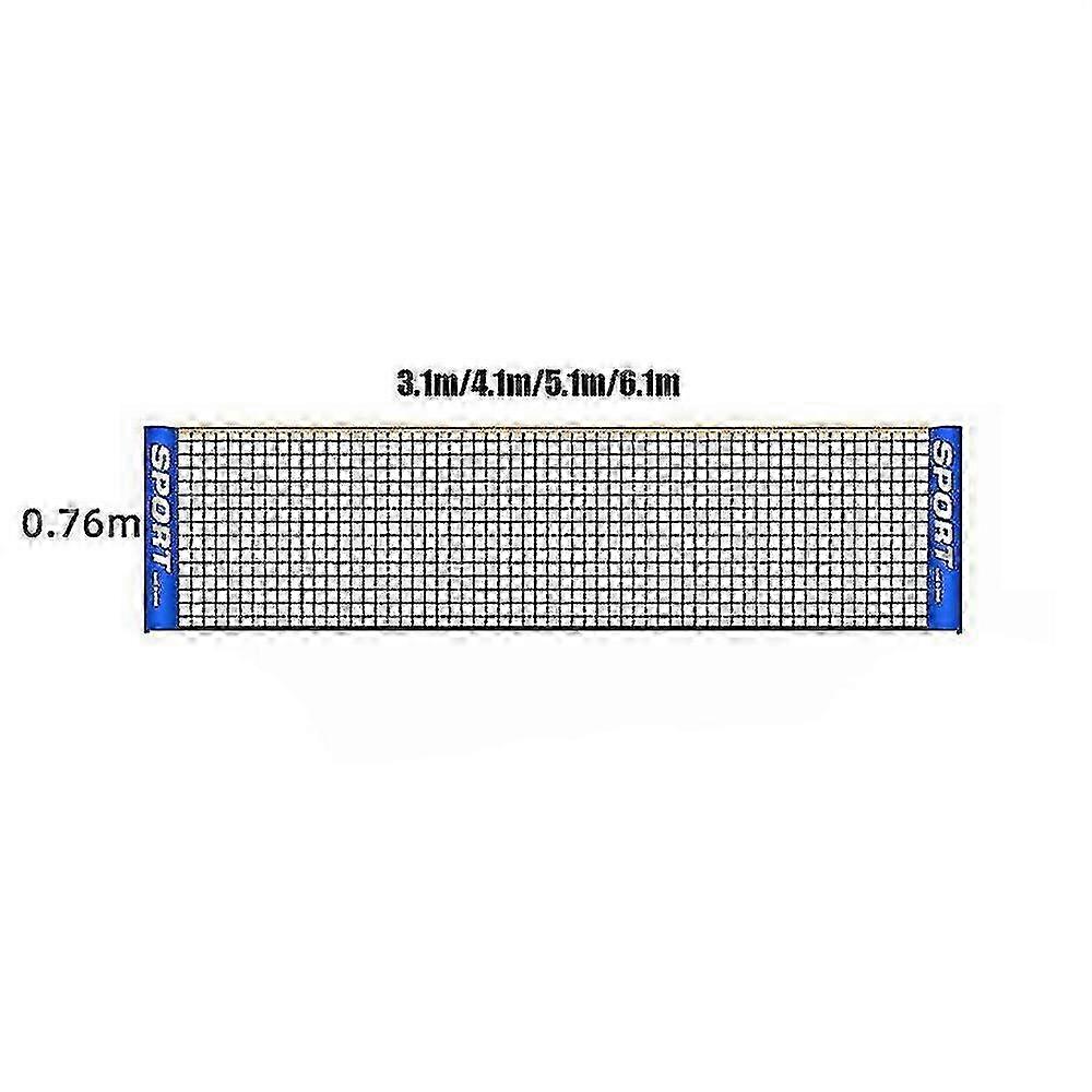 Portable Folding Simple 3m 4m 5m 6m Tennis Net Badminton Net(Net only)