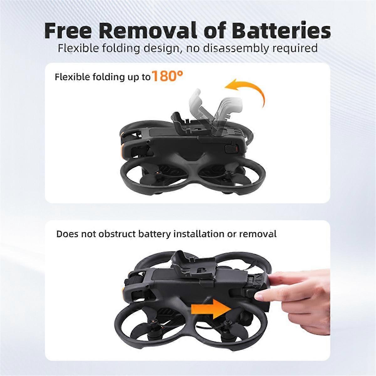 Drone Battery Buckle for AVATA 2 Battery Buckle Battery Dropper Protective Case Fixed Battery Accessory B