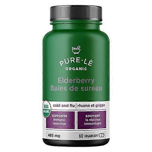Pure-le Pure-le Organic Elderberry Organicaps, 60 Count