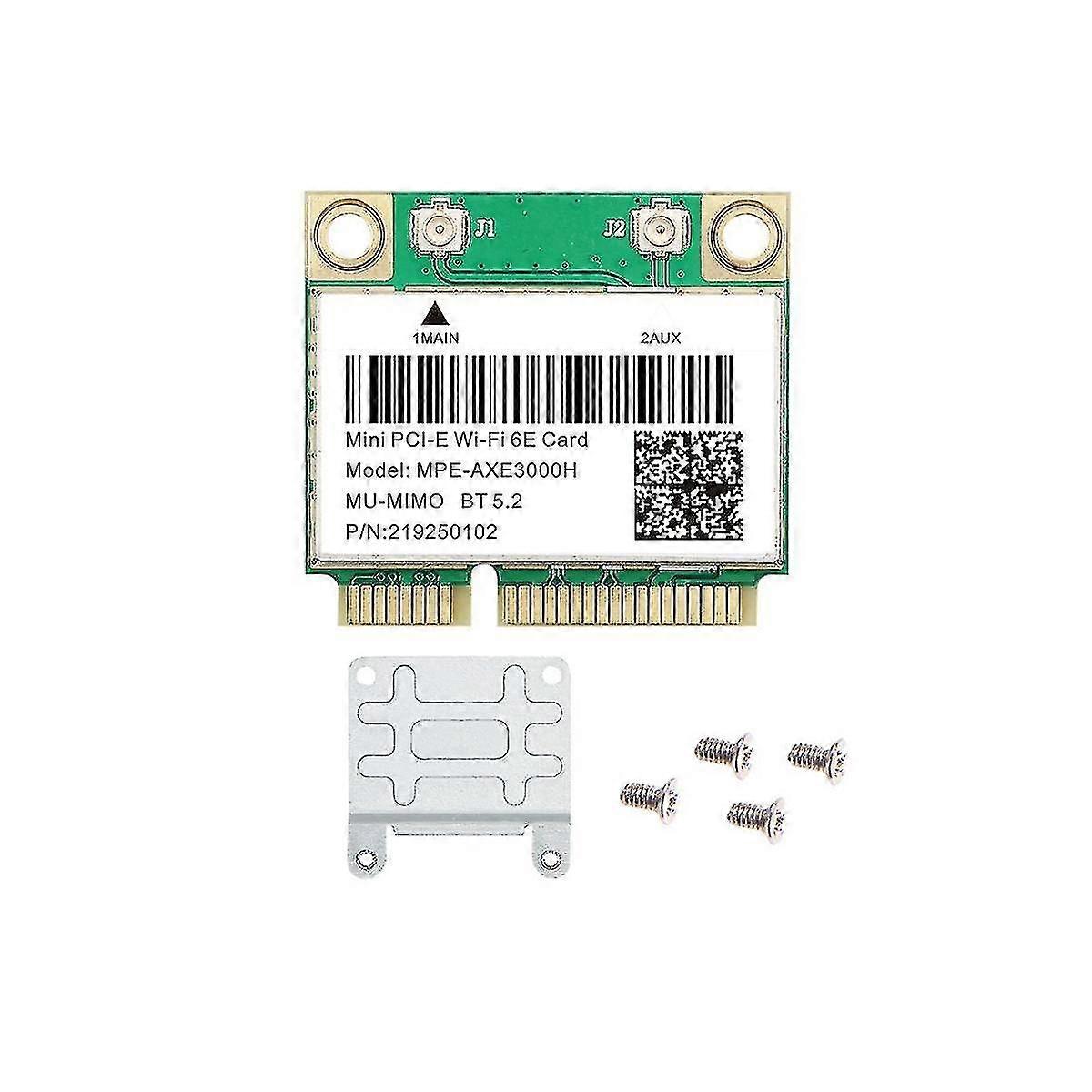 Wifi 6e -axe3000h Mini PCI-e Wifi-Karte Bluetooth 5.2 Ax210 Netzwerkkarte 802.11ax/ac Wireless Adapte