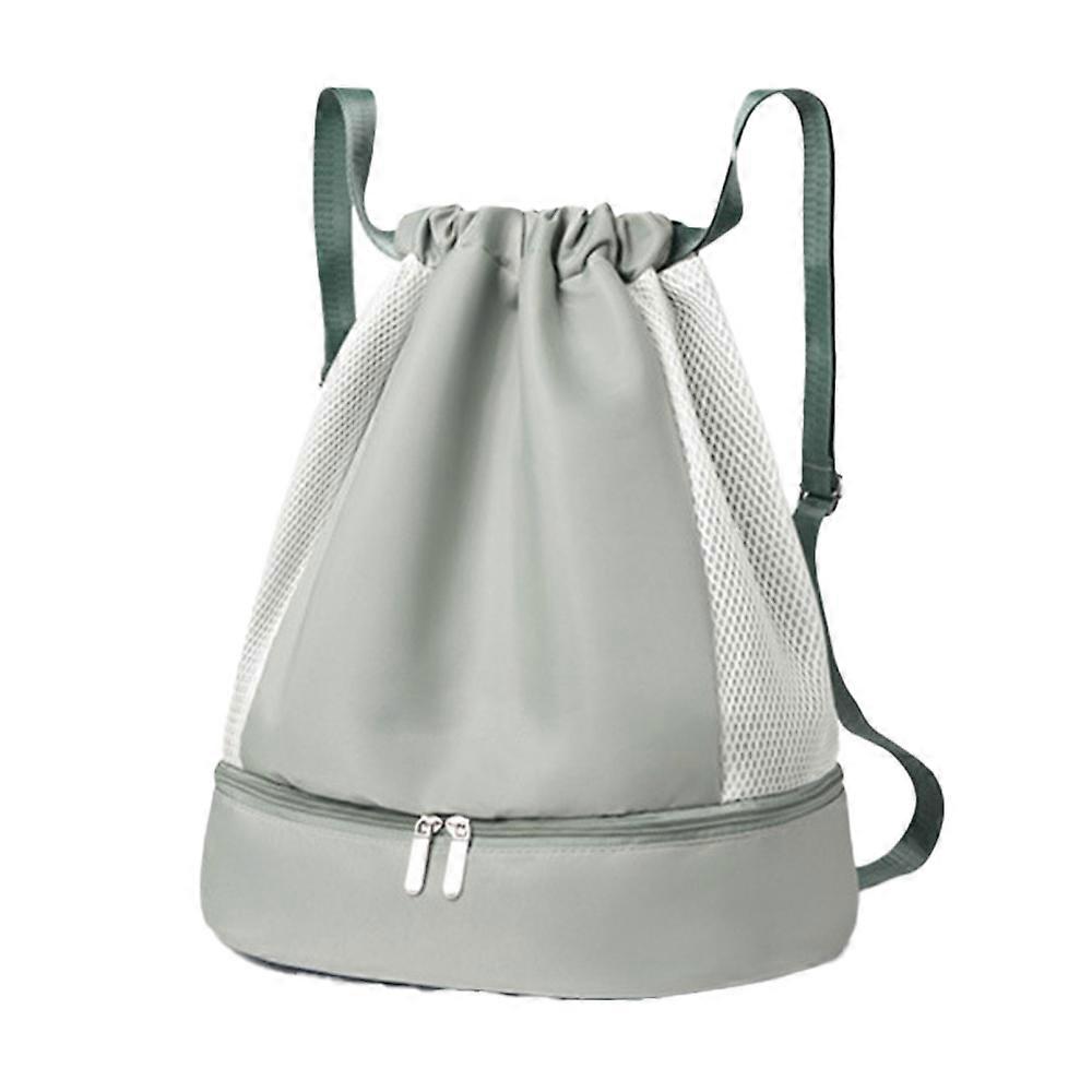 Drawstring Ryggsekk String Bag med sko Compartment, Drawstring Vesker For menn Kvinner Gym Yoga Shopping Swim