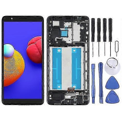 サムスンギャラクシーA01コアSM-A013デジタイザコンプリートアセンブリOem液晶画面フレーム付き