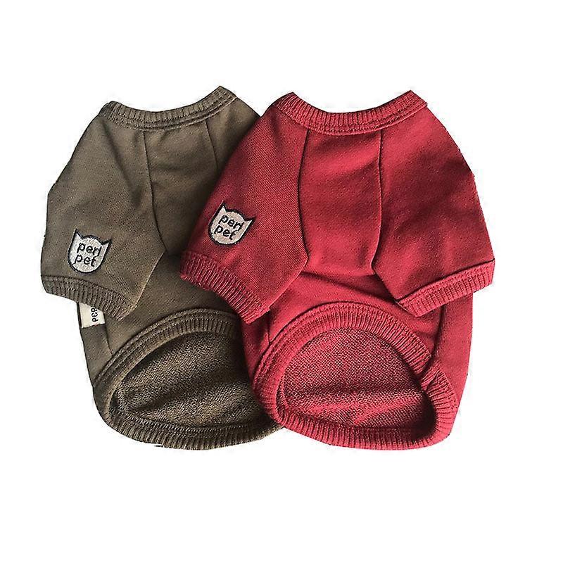Pet Clothes Autumn Winter New All-match Small Sweater Four Colors