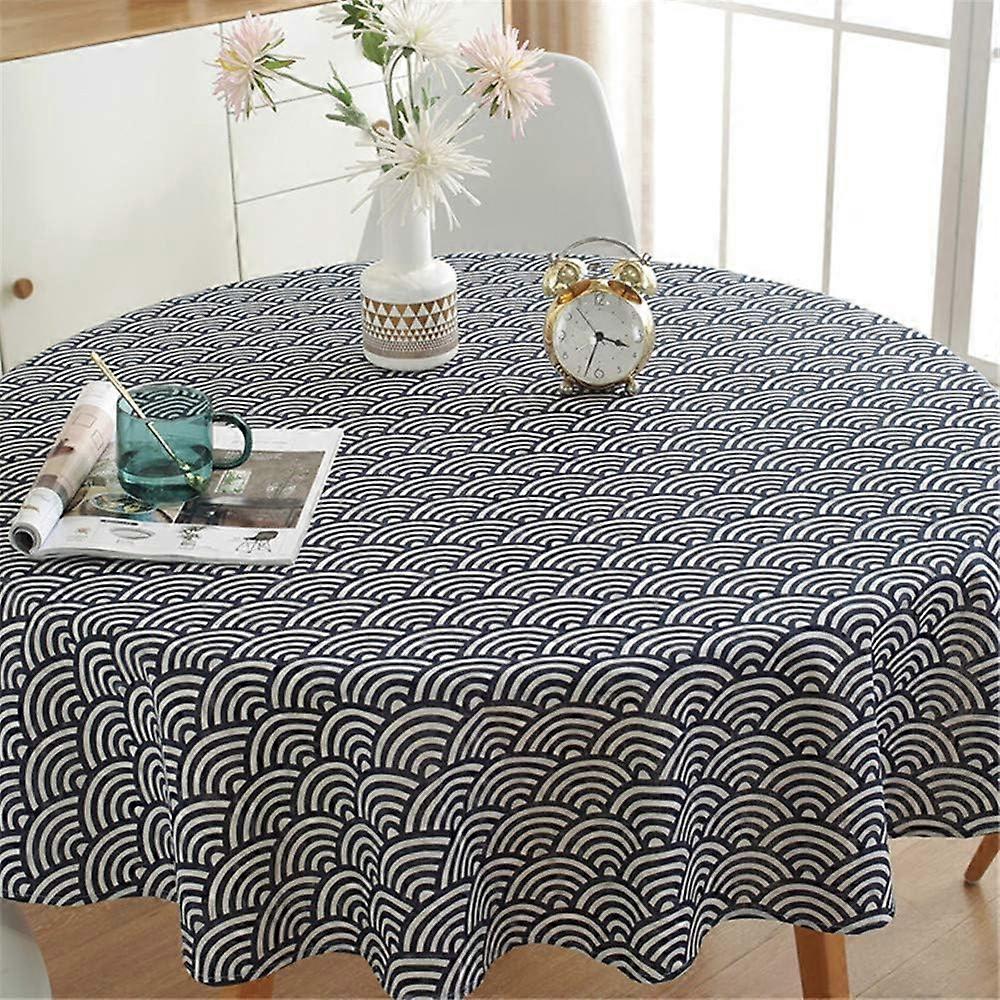 Fabric Round  Cloth For Kitchen Table  100cm