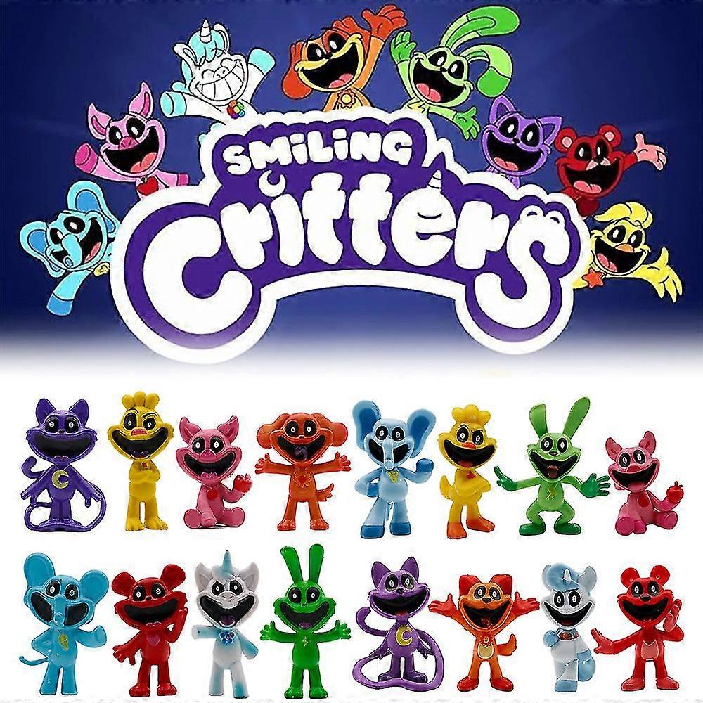 8/10 قطع يبتسم المخلوقات العمل الرقم لعبة الرعب Catnap DogDay هوبي الحجلة كعكة القبعات العلوية تمثال اللعب الهدايا