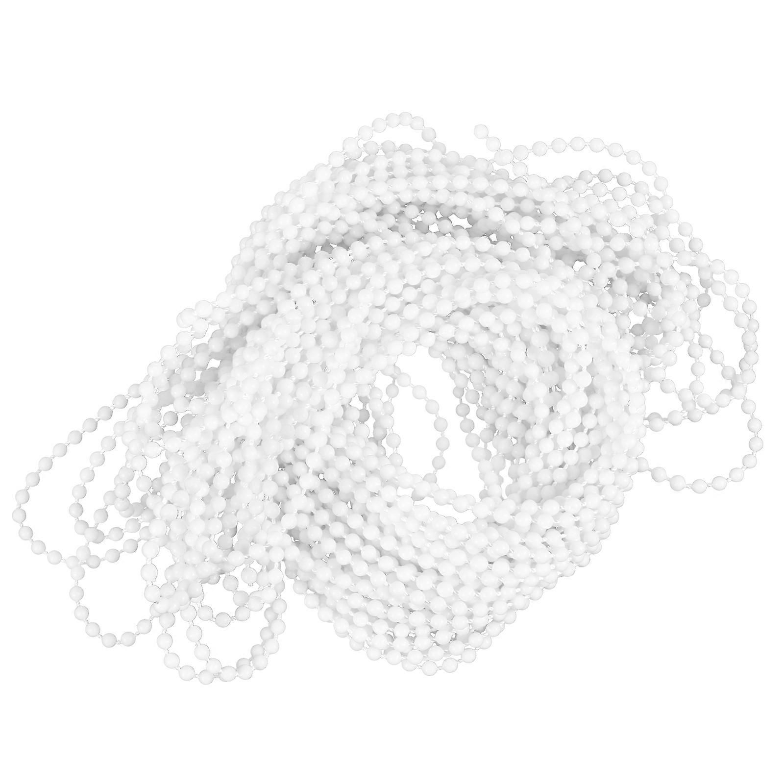1 Roll 20m Pearl Garland String Chain Spool Beads Chain for Roller Blind