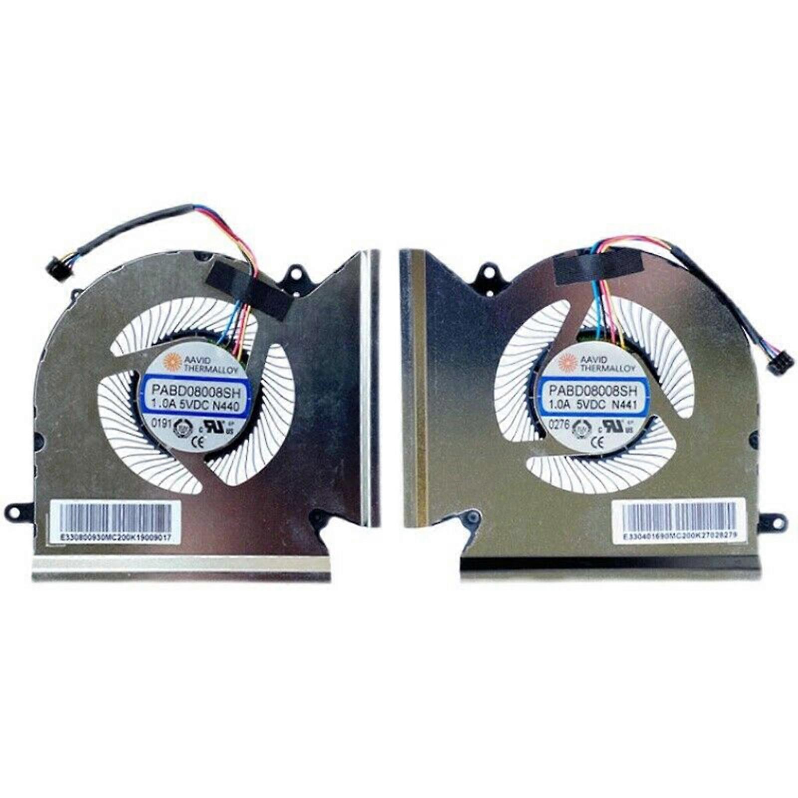 for MSI GE66 GP66 GL66 Laptop CPU Cooling Fan 5V 1.0A 4pin GPU Radiator