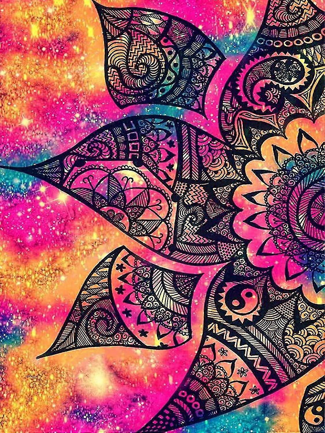 Diy 5d Diamond Painting Kits For Adults,bright Diamond Art Gift,round Full Drill