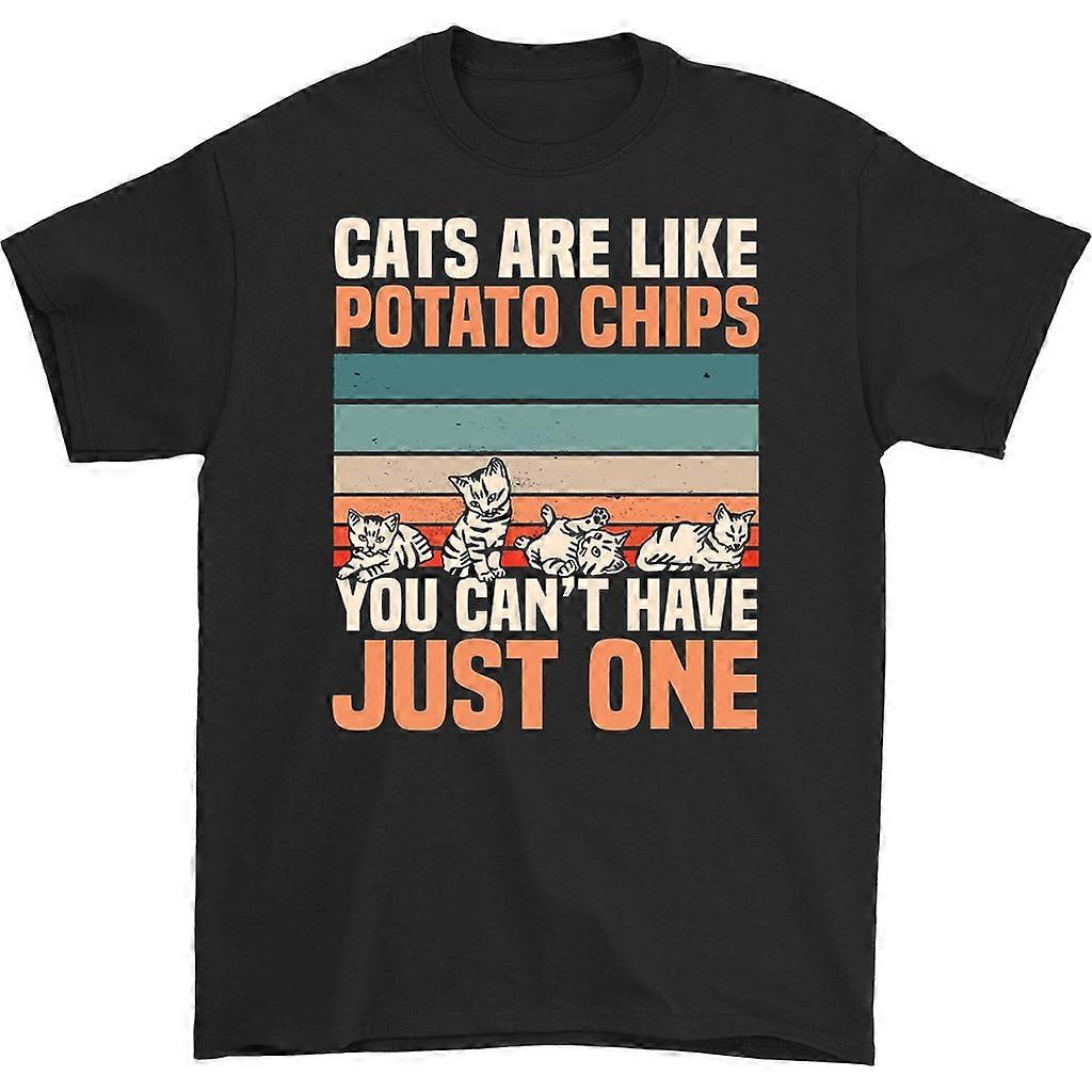 Camiseta Cats Are Like Potato Chips