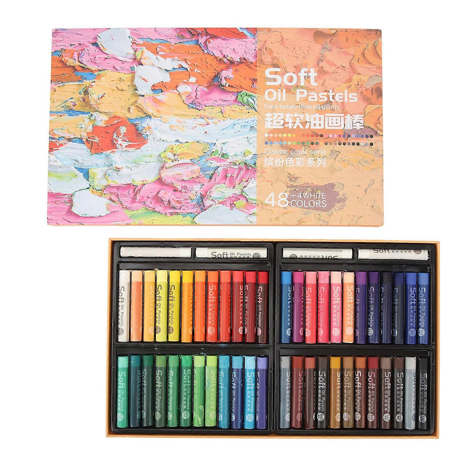49 Χρώματα Oil Pastels Set Professional High Pigment Vibrant Creamy Soft Oil Pastels για φοιτητές, καλλιτέχνες, αρχάριους