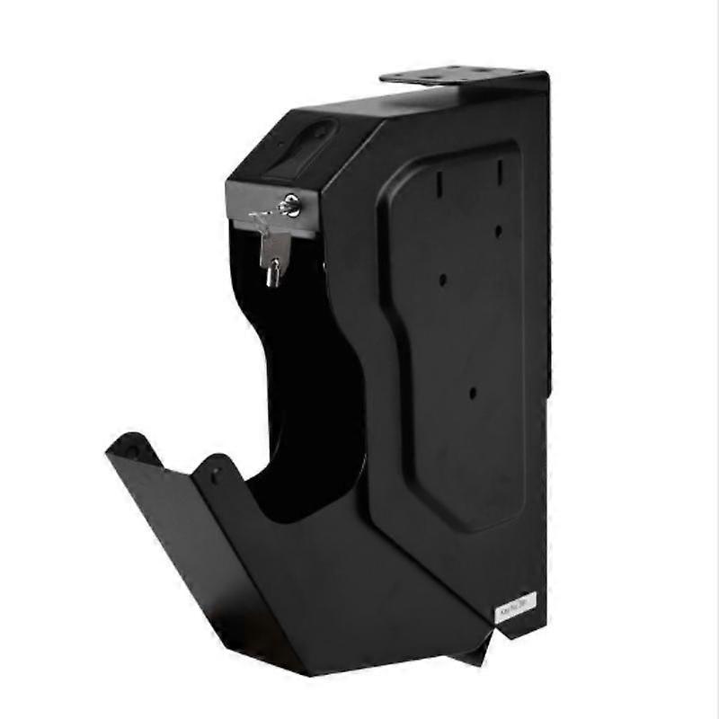 Security Guns Box Gun Safes Fingerprint and Spare Key Lock Pistol Safe Cold-rolled Steel Fingerprint Strongbox for desk Cabinet