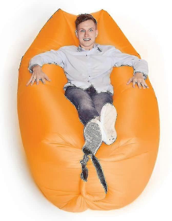 Camping oppustelig sofa sovepose lazy taske air bed oppustelig sofa