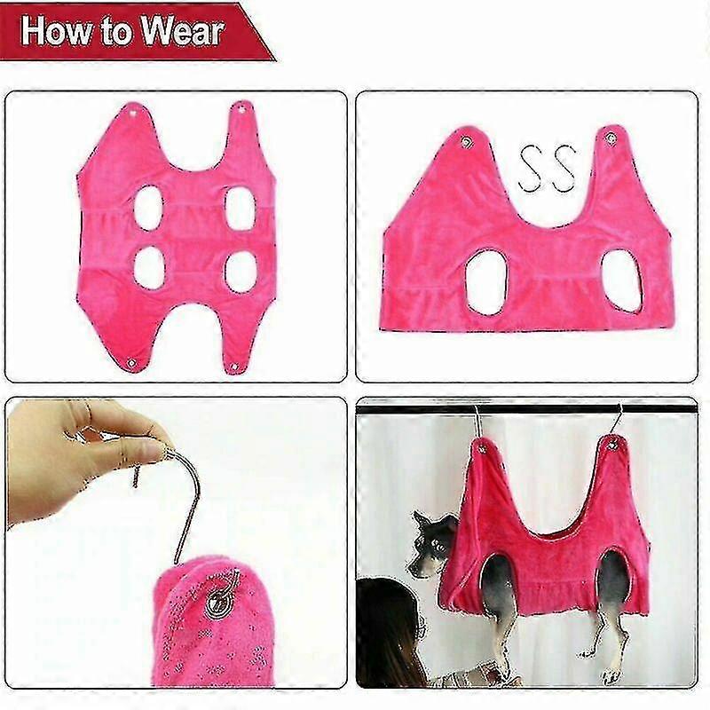 Pet Hammock Helper Bath Nail Trimming Grooming Hammock Restraint Bag