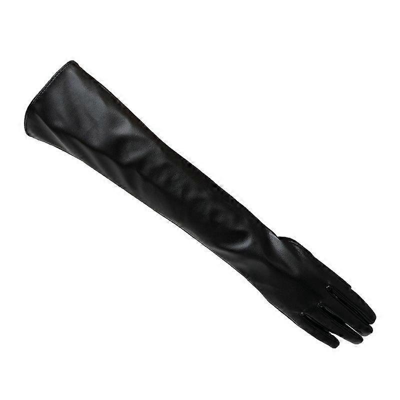 Simulationshandsker til kvinder, 50 cm lange, sorte