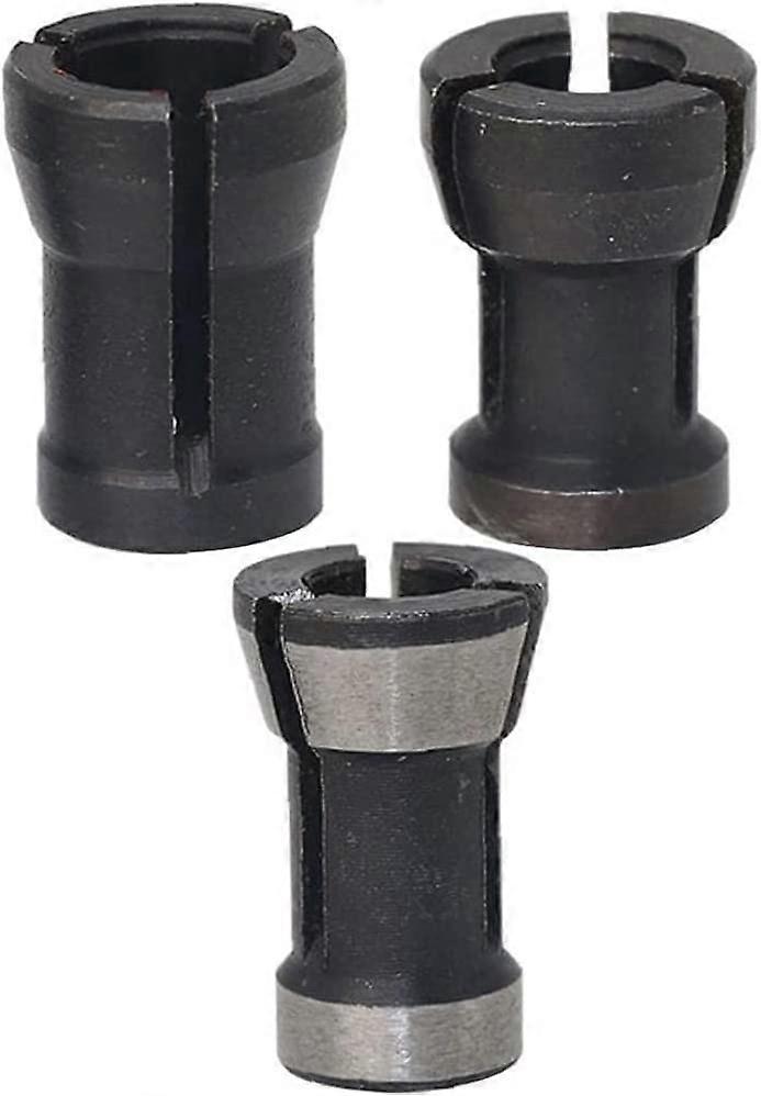 Router Chuck Collet Collet Adapter Milling Cutter Woodworking Collets 3pcs Power Tools Top Quality