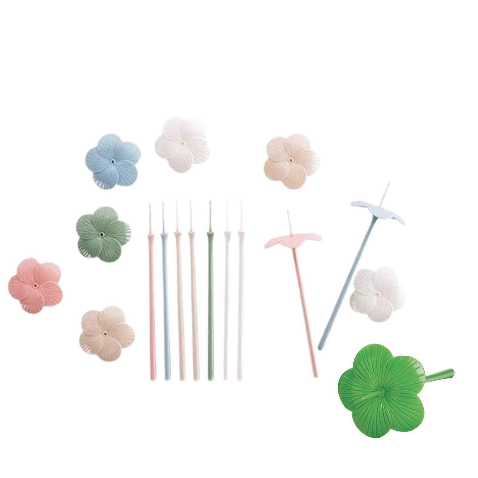 10Pcs Fruit Picks Food Grade Creative Shape Smooth Edge Reusable Multifunctional Decorative Plastic Lunch Bento Box Fruit Forks Snack Salad Toothpicks