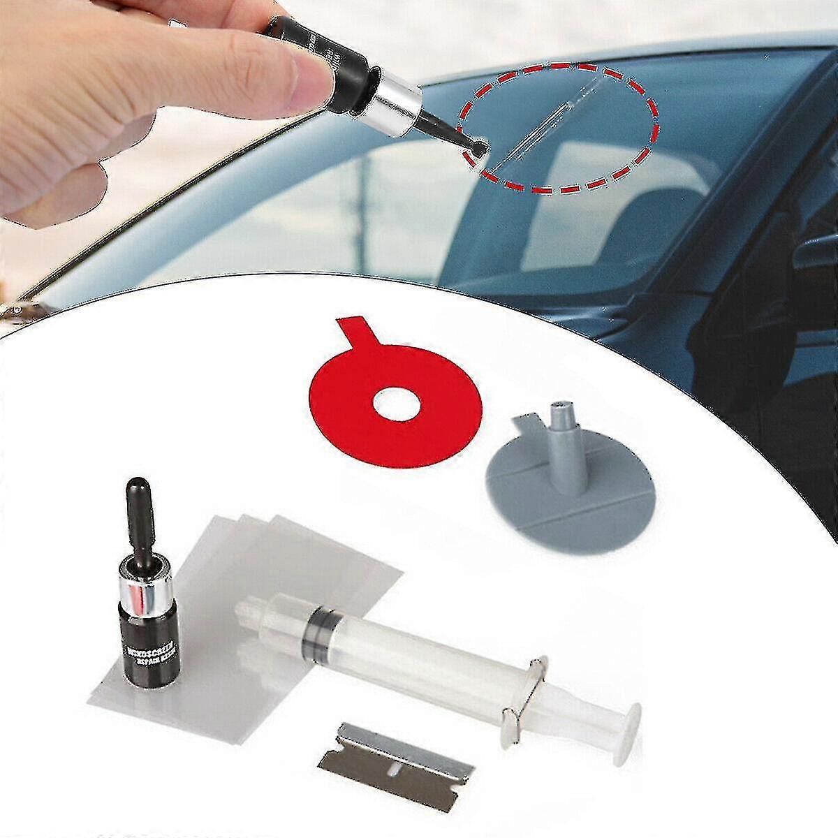 Car Ow Glass Rep P Fluid Creen Diy Tool Kit