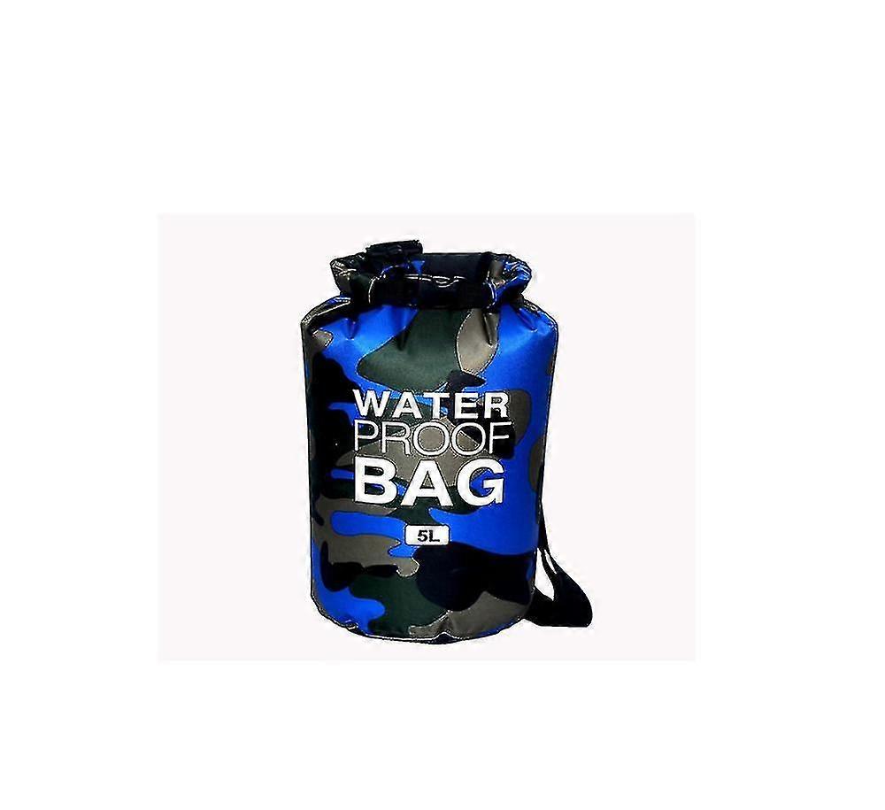 Fgao 30l Waterproof Swimming Bag Dry Sack Fishing Boating Kayaking Storage Drifting Bag(5l Blue)