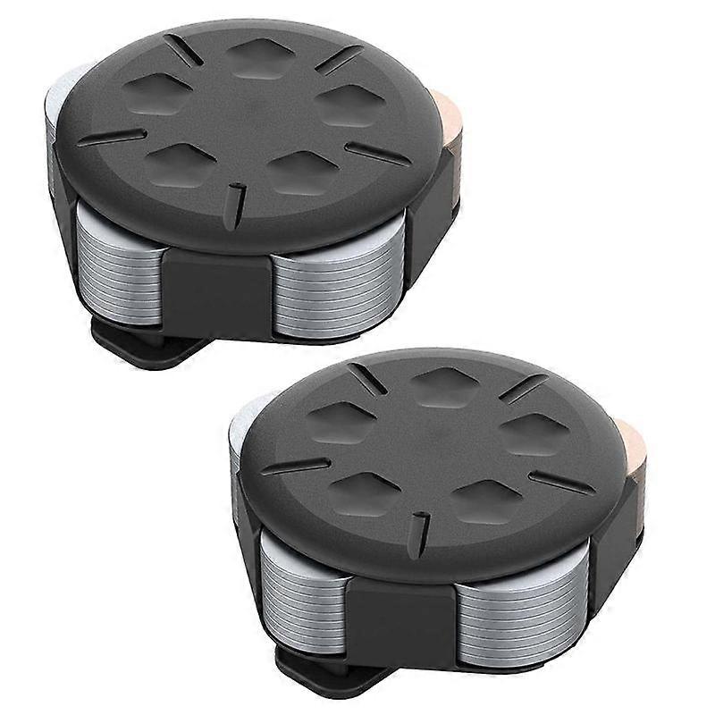 2 Pack Coin Dispenser - Portable Coin Case with Clip, Change Holder Minimalist Coin Collection Wall