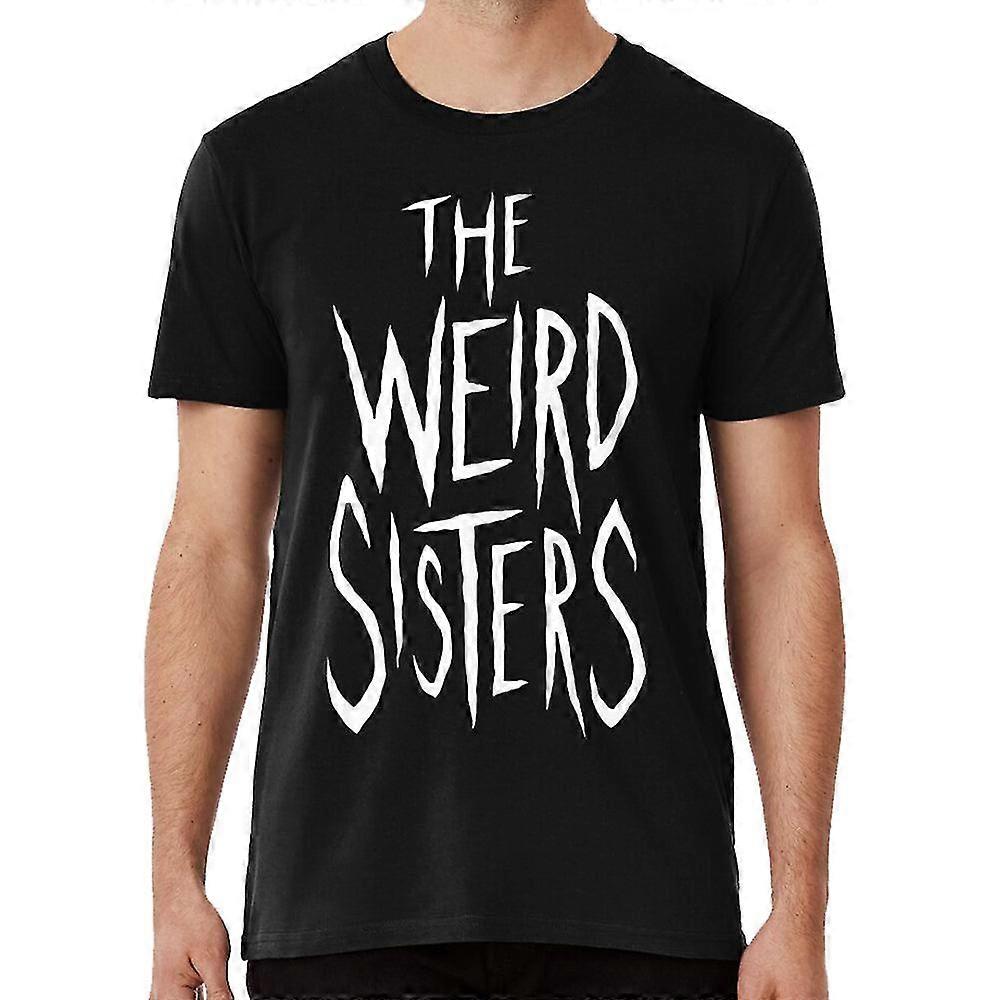 Οι παράξενες αδελφές - λευκό T-Shirt Crew Neck μαγικός μάγος