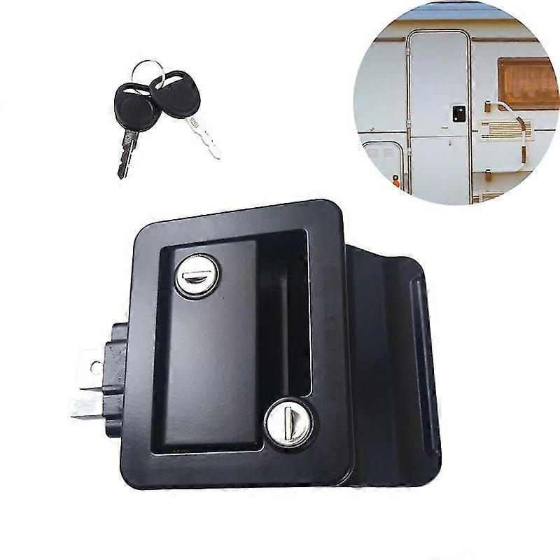 Caravan Rv Travel Trailer Entry Door Lock Camper Door Latch Handle With Keys8700521869163