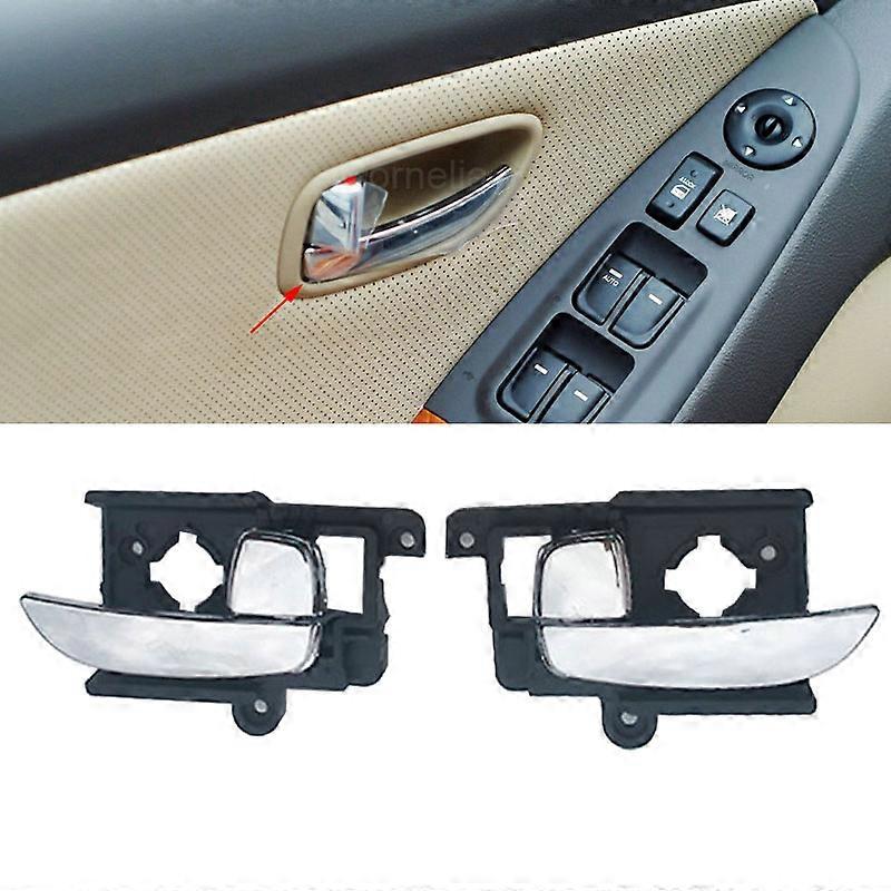 LH/RH Car Interior Inside Inner Door Handle Chrome FOR HYUNDAI Elantra