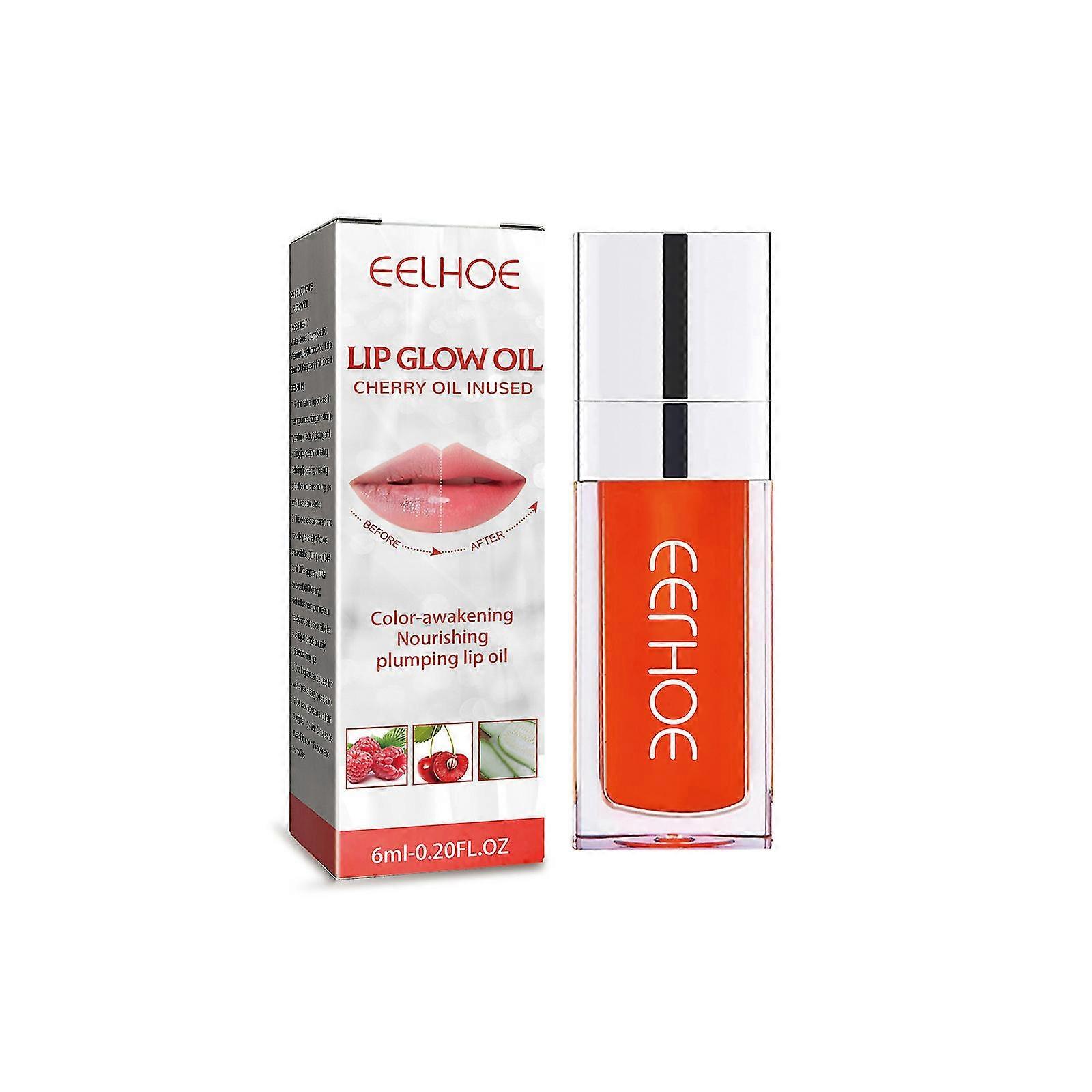 ふっくらとしたリップグレーズ、リッププランピングケア、希釈リップライン、水分補給と保湿ウォーターライトガラスリップグロスオイル