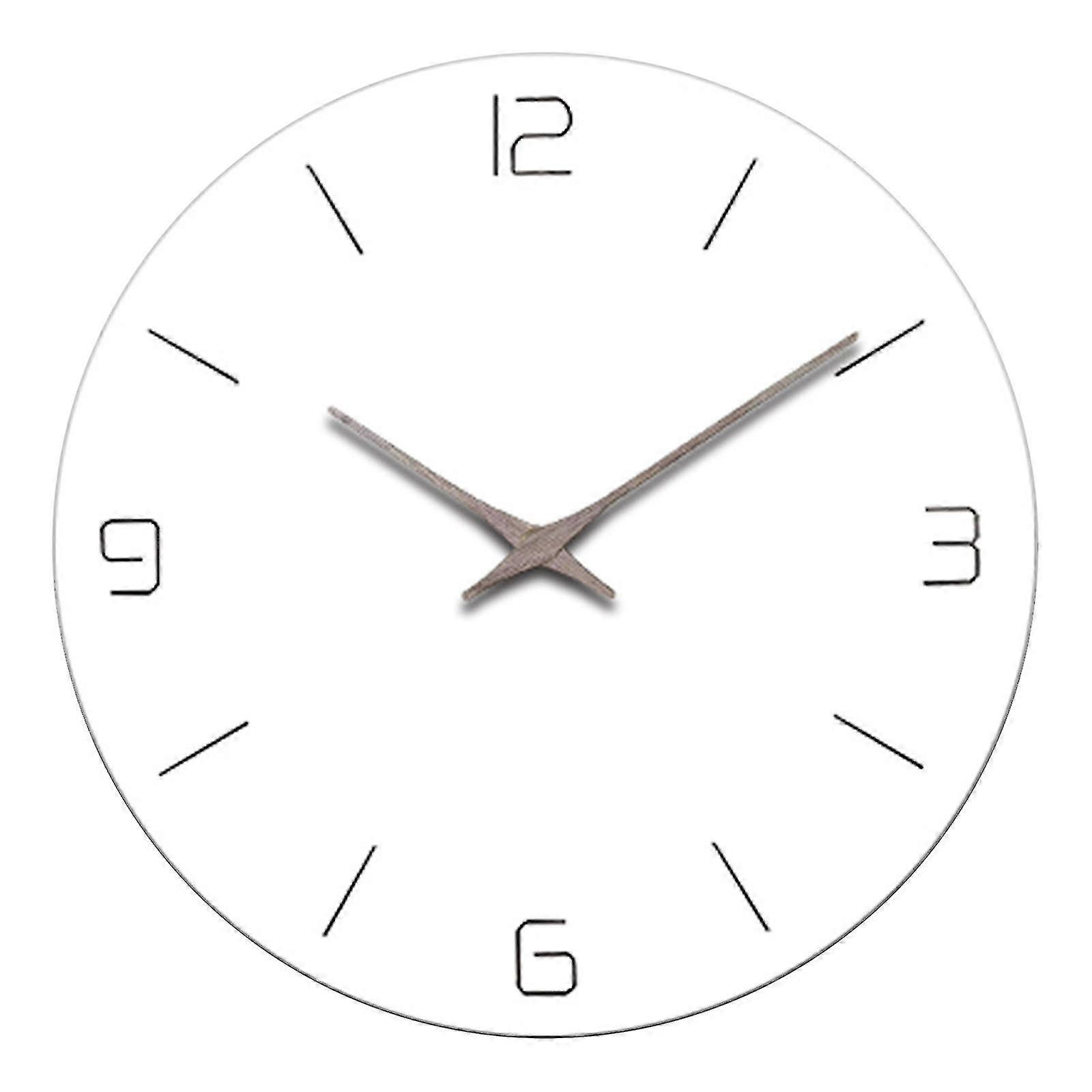 Nordisk stil Mode Enkla tysta väggklockor för heminredning Klocka Batteridriven Modern Design Timer Prydnad