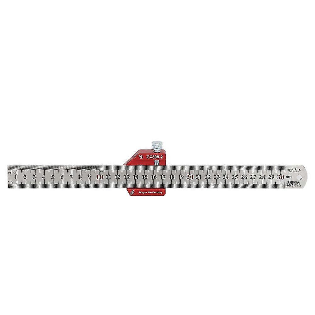 Woodworking Angle Ruler CX300-2 300mm Scale Measure Scribing Ruler Marking Tool