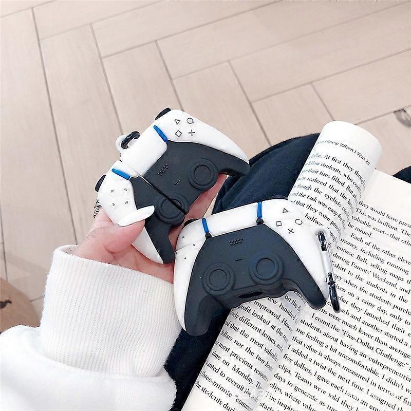 Airpods pro silicone protective case game machine is suitable for Apple headset case split airpods case-PS5 handle+hook