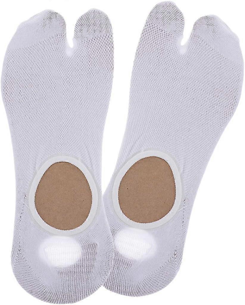 Par åndbare bomuldssokker til sommer