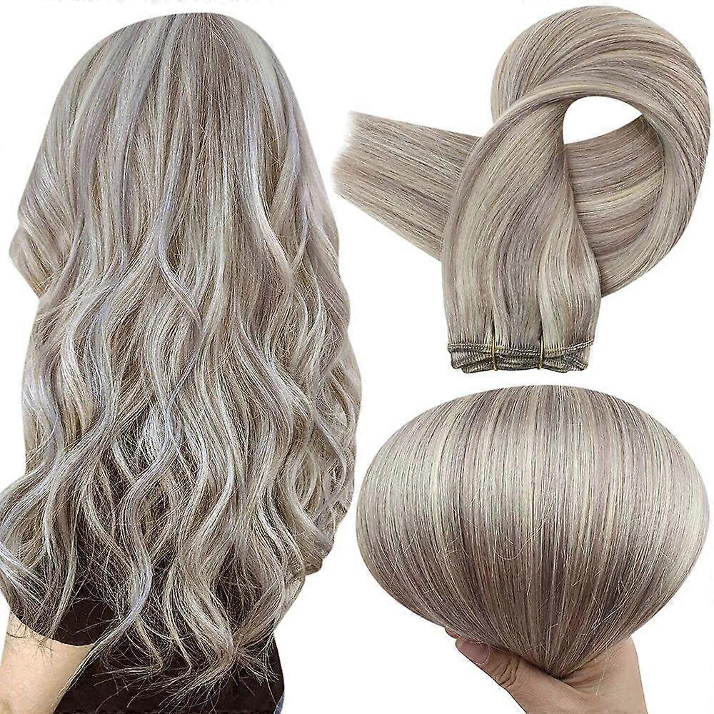 Soyeux Lisse Cheveux Humains Trames Faisceaux CheveuxTrame Machine Remy Peau Double Femme