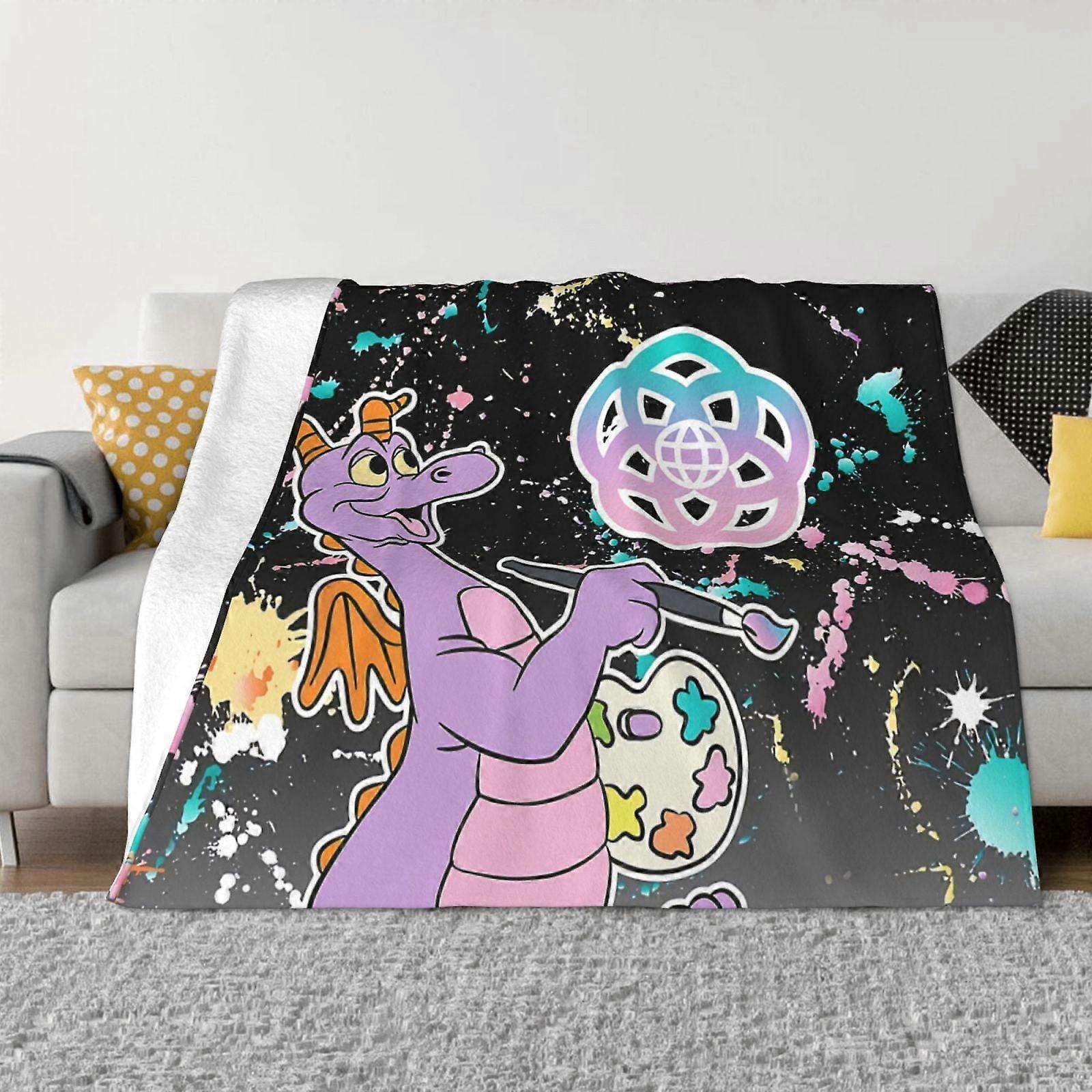 Figment Ultra-Soft Micro Fleece Blanket For Couch &amp; Bed, Luxury Plush Cozy Fuzzy Blanket 40&quot;X30&quot; , Super S-KDE47399