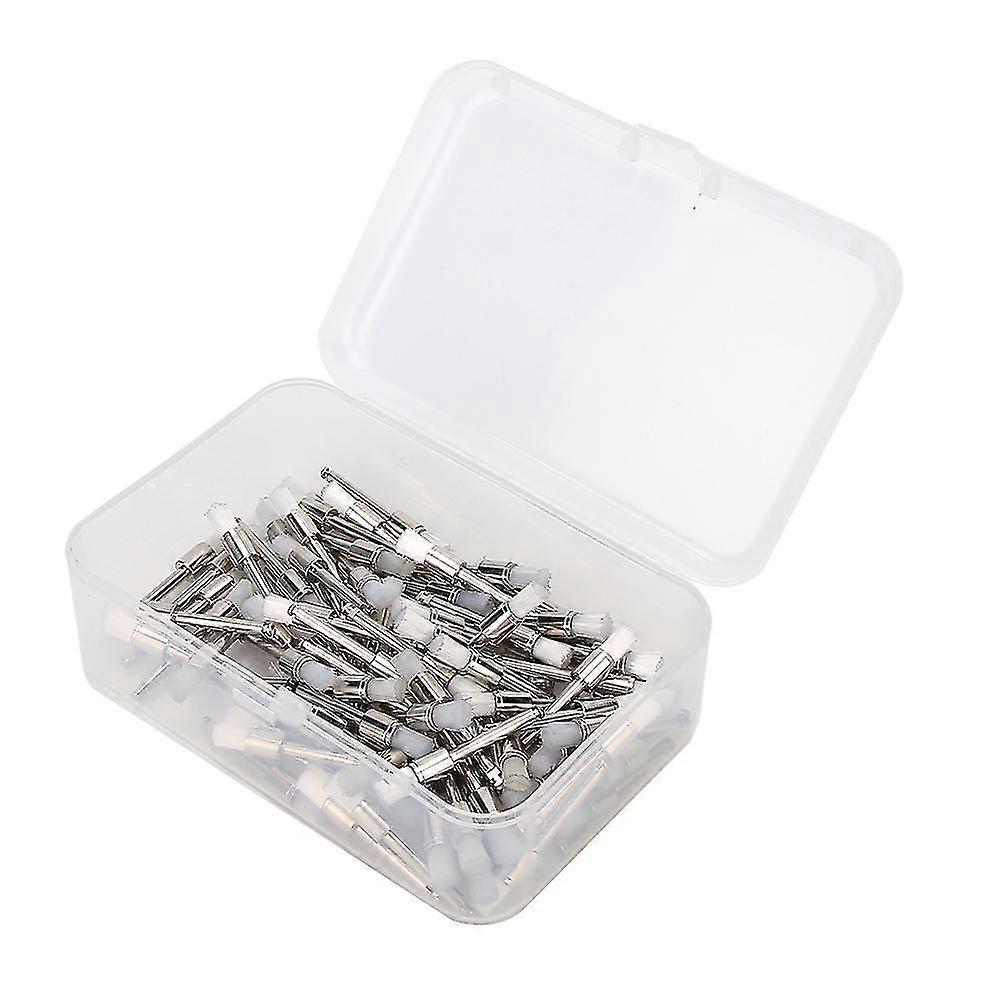 Dental Teeth Polishing Brush Polisher - 100Pcs with Storage Box