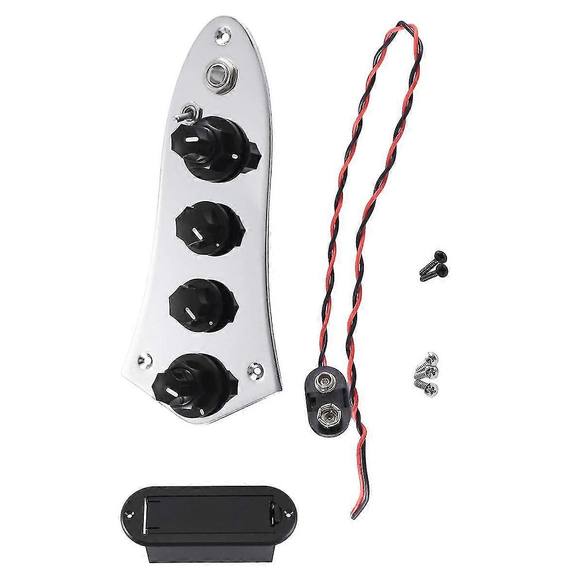 Universal 5 Jazz Jb-08 Bass Loaded Control Plate For 45 String Parts