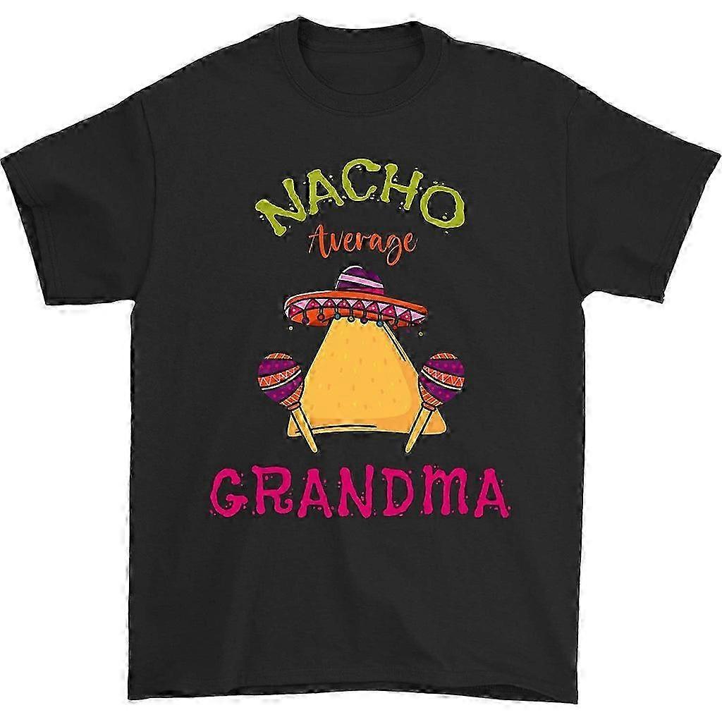 Nacho Average Grandma Crew Neck T-Shirt