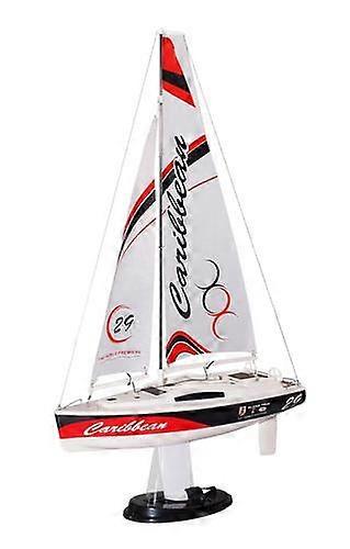 RC Sailboat Model Caribbean Sea 8802 2.4G Scale Wind-driven Ship Model with Control Full Set
