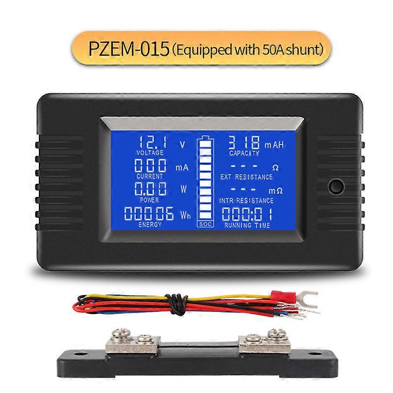 Digital DC 0-200V 300A Voltmeter Ammeter Car Battery Tester Capacity resistance Voltage Current Meter monitor 12v 24v 48v 96v