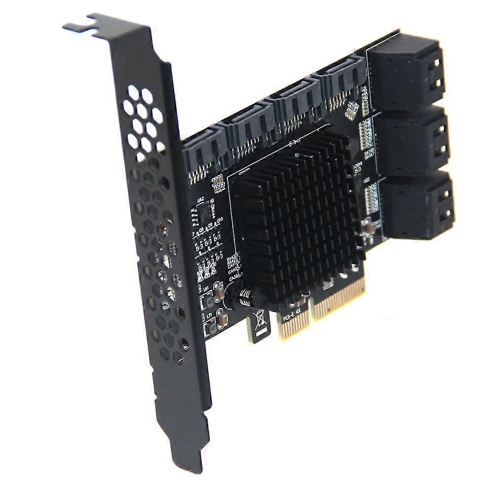 10cm Width SATA Controller Expansion Card PCI-E 10P SATA3.0 Adapter Cards