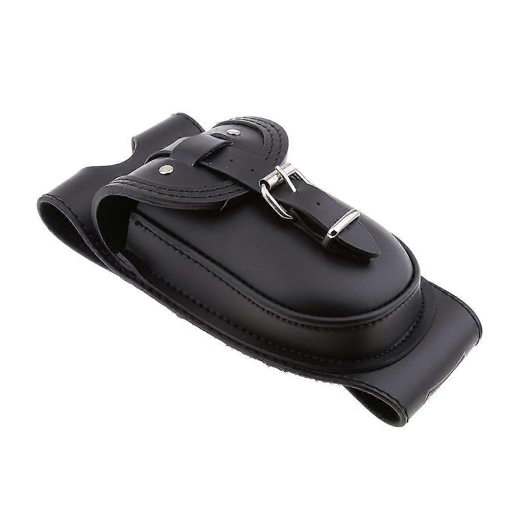 Leather Tank Cover Panel Pad Bib Bra w/Pouch For XL883,1200