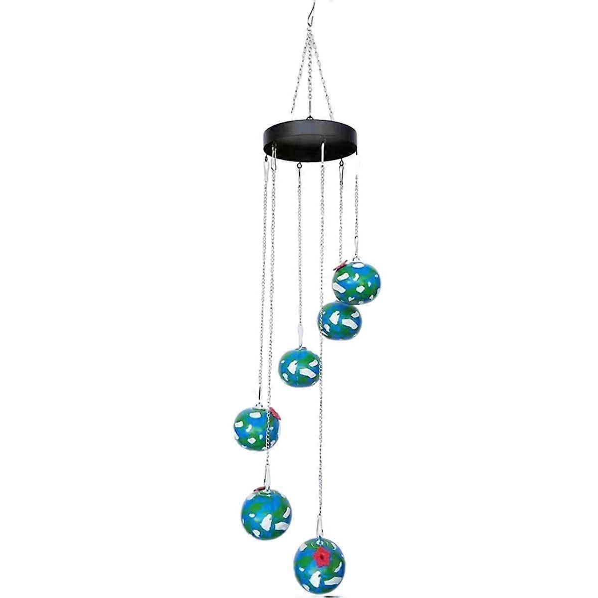 Charming Wind Chimes Bird Feeders for Outdoors Hanging Ant and Bee Proof,Never Leak,Perfect Garden Decor,A